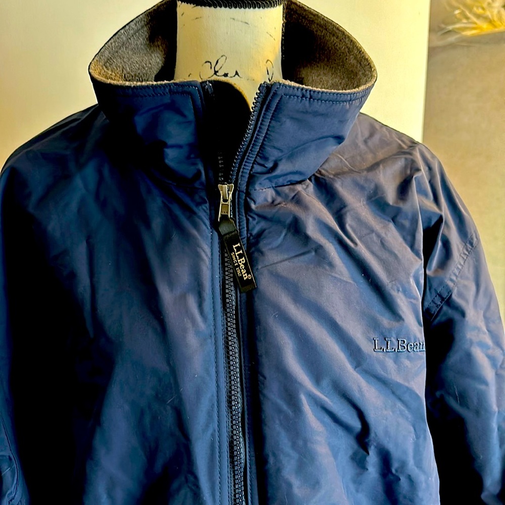 LL Bean mens Navy Winter Jacket XXL REG